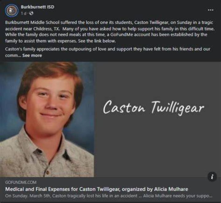 Cause, Caston Twilligear Accident Details Death Cause And Bio
