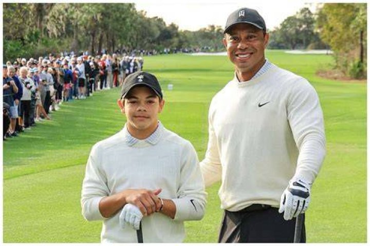 Charlie Axel Woods | Father Tiger Woods