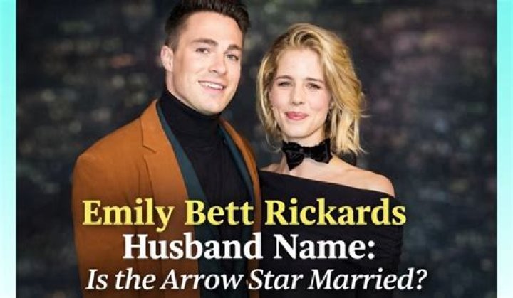 Emily Bett Rickards | Married | Husband