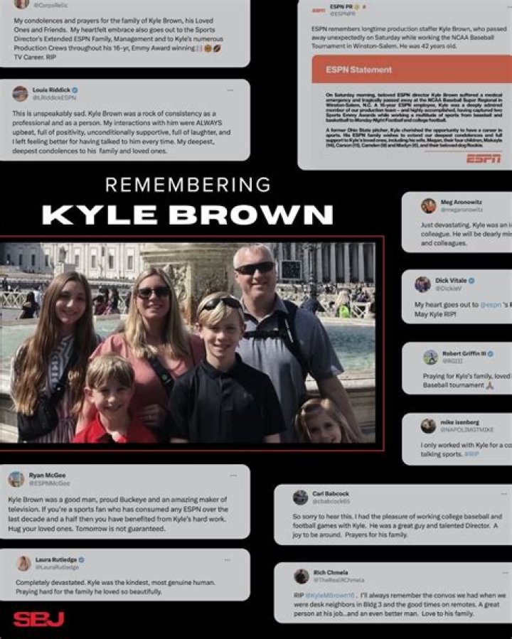 ESPN Obituary Of Kyle Brown And The Medical Emergency That Led To His Death