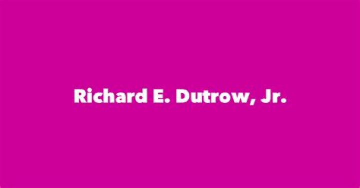 Richard E. Dutrow, Jr.
