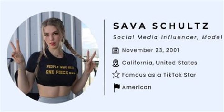 Sava Schultz- Bio, Height, Net Worth, Boyfriend, Dating