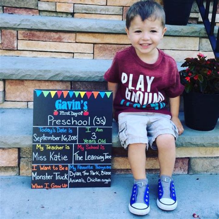“Stop growing up so quickly!” On his first day of school, Ryan Whitney tells his three-year-old son.