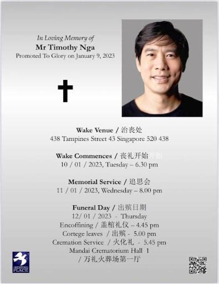 Timothy Nga Was He Gay? Discover His Family And Wealth Prior To Death